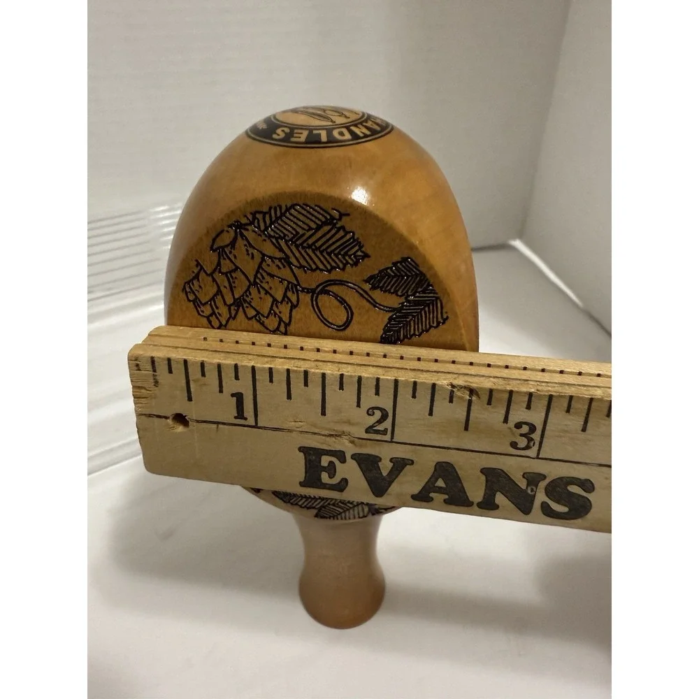 Beer Tap Handle – 6.50'' Natural Wood‎ Lager Tap Handle for Draft Bar System